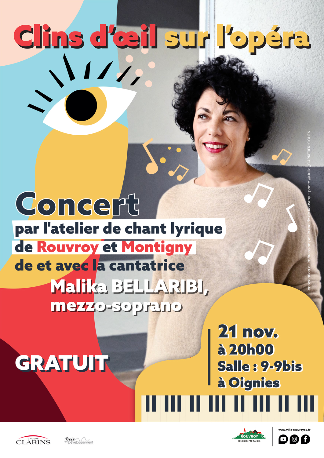 Malika Bellaribi - "Clin d'oeil sur l'opéra - 21 Novembre 2025 - 20h00