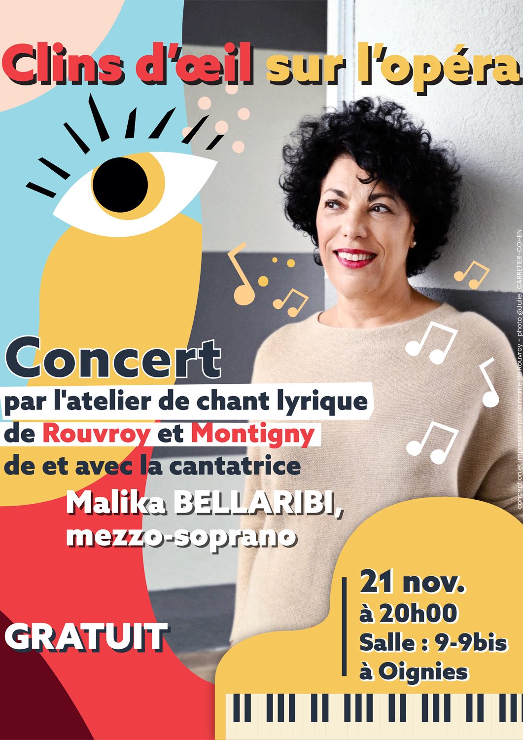 Malika Bellaribi – « Clin d’oeil sur l’opéra – 21 Novembre 2025 – 20h00 Malika Bellaribi - "Clin d'oeil sur l'opéra - 21 Novembre 2025 - 20h00